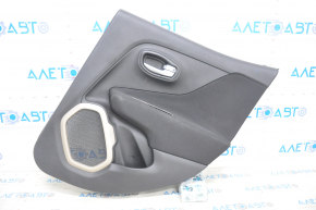Door trim card rear right Jeep Renegade 15 - black cloth, fabric peeled off