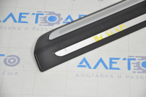 Door sill outer front right Audi Q5 8R 09-17 black with chrome scratches