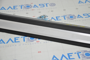 Door sill outer front right Audi Q5 8R 09-17 black with chrome scratches