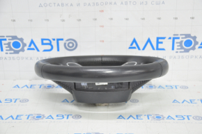 Bare steering wheel Audi Q5 8R 13-17 leather black, no buttons, scratches, worn