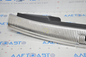 Audi Q5 8R 09-17 trunk opening trim black with chrome, rubbed butts, rubbed
