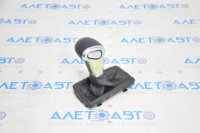 Gear knob Audi Q5 8R 12-17 black leather scratches