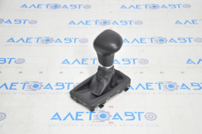 Gear knob Audi Q5 8R 12-17 black leather scratches
