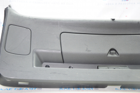 Lower tailgate trim Audi Q7 4L 10-15 with curtain, black, scratches, broken fastener