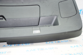 Lower tailgate trim Audi Q7 4L 10-15 with curtain, black, scratches, broken fastener