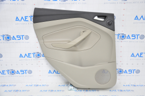 Door trim card rear left Ford Escape MK3 17-19 rest gray, scratches, plastic turned white