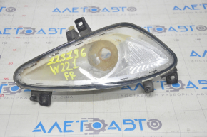 Fog light right ptf Mercedes W221 07-13 water damage