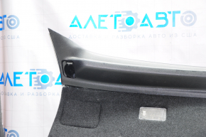 Lower trunk door trim Lexus RX350 RX450h 10-15 black, broken fasteners, scratches, without plugs, for dry cleaning
