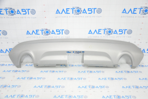 Rear bumper trim lower Ford Escape MK3 17-19 rest 2 pipes, for towbar, sawed