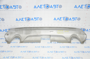 Rear bumper trim lower Ford Escape MK3 17-19 rest 2 pipes, for towbar, sawed