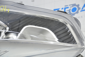 Front left headlight complete Ford Escape MK3 17-19 rest, halogen+led, light, sand, for polishing