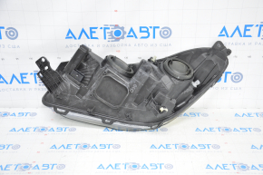 Front right headlight complete Ford Escape MK3 17-19 rest halogen+led light, sand, for polishing