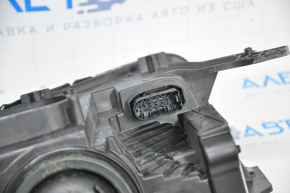 Front right headlight complete Ford Escape MK3 17-19 rest halogen+led light, sand, for polishing