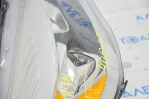 Front right headlight complete Ford Escape MK3 17-19 rest halogen+led light, sand, for polishing
