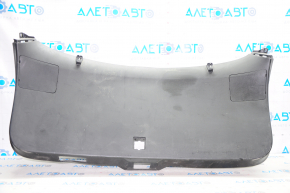 Lower trunk door trim Mazda CX-5 13-15 black, scratches, without plug, broken fastener