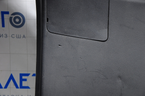 Lower trunk door trim Mazda CX-5 13-15 black, scratches, without plug, broken fastener