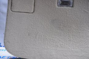Lower trunk door trim Lexus RX350 RX450h 10-15 beige, without plugs, scratches, for dry cleaning