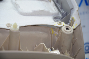 Lower trunk door trim Lexus RX350 RX450h 10-15 beige, broken crepe, scratches, for dry cleaning