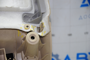 Lower trunk door trim Lexus RX350 RX450h 10-15 beige, broken crepe, scratches, for dry cleaning
