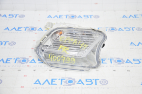 Right turn signal Ford Escape MK3 17-19 rest, white with fog lights, no mount
