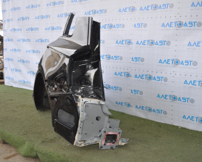 Quarter wing rear left Audi Q5 80A 18-24 black