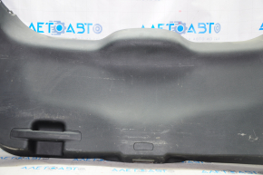 Lower tailgate trim Ford Edge 15-24 black, scratches, whitened plastic