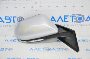 Side mirror right Toyota Prius 50 16-20 5 pins, silver