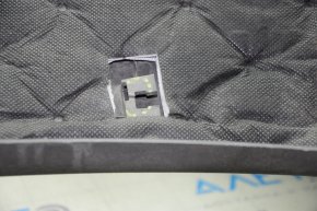 Lower tailgate trim Chevrolet Volt 11-15 dark gray, without plug, broken fastener, scratches