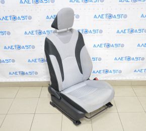 Passenger seat Toyota Prius 50 16-18 without airbag, mechanical, gray cloth, dry-cleanable