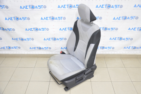 Driver's seat Toyota Prius 50 16-18 without airbag, mechanical, gray cloth, dry-cleanable