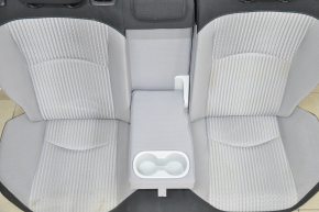 Rear row of seats 2nd row Toyota Prius 50 16-18 rag gray, for dry cleaning, fracture of foam plastic seat