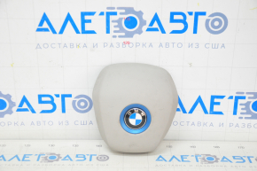 Airbag in steering wheel driver BMW i3 14-20 gray, rusty pyropatron