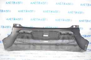 Rear bumper assembly BMW i3 14-17 for parking sensors, black, scratches, pressed