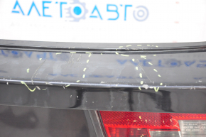 Rear bumper assembly BMW i3 14-17 for parking sensors, black, scratches, pressed