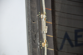Rear window Cadillac ATS 13 - tinted, contacts unsoldered, scratches