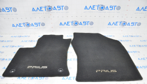 Set of floor mats for Toyota Prius 50 16-22 cloth black