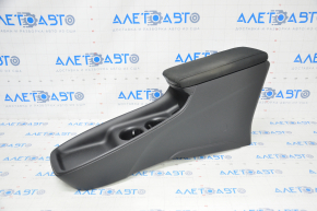 Central console armrest and cup holders Toyota Prius 50 16-20 black cloth, armrest for cleaning