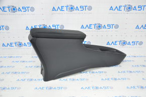 Central console armrest and cup holders Toyota Prius 50 16-20 black cloth, armrest for cleaning