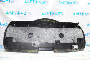 Jeep Compass 11-16 black tailgate trim, scratches, crack, broken fastener