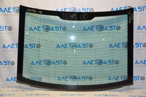 Rear glass Chevrolet Impala 14-20 scratches, contact unsoldered