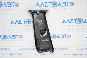 Center pillar trim upper belt right Toyota Prius 50 16-22 black, scratches