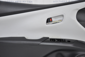 Door trim card front left Toyota Prius 50 16-22 black with gray insert, break, for cleaning