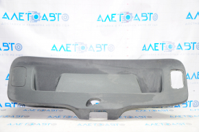Trunk lid trim VW Passat b8 16-19 USA black, broken fastener, without plug, scratches