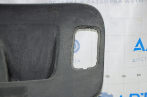Trunk lid trim VW Passat b8 16-19 USA black, broken fastener, without plug, scratches
