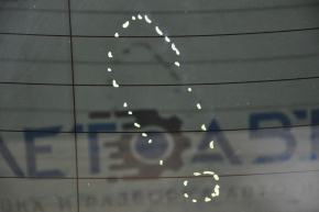 Rear glass of the trunk door Lexus RX350 RX450h 16-22 tinted, contact unsoldered, scratches