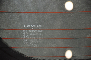 Rear glass trunk door Lexus CT200h 11-17 scratches