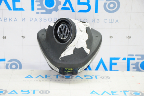 Airbag in the steering wheel driver VW Passat b8 16-19 USA shot, the chip is melted