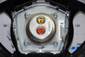 Airbag in steering wheel driver Nissan Leaf 13-15 black shot