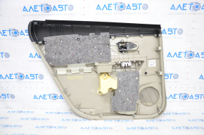Door trim card rear right Toyota Prius V 12-17 leather, beige, scale