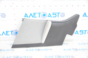 Rear pillar trim lower left BMW i3 14-20 black+gray